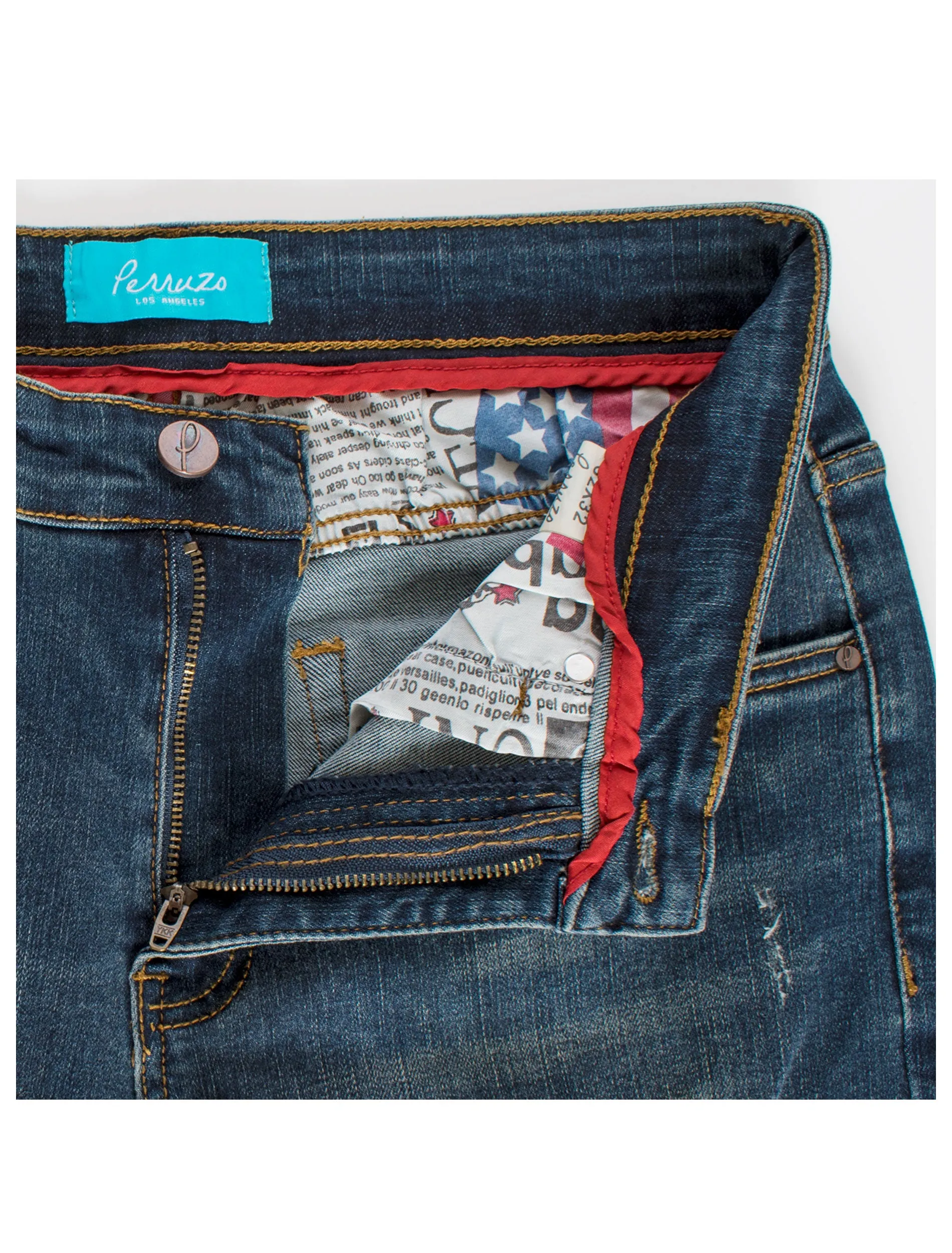Tigger Motif on Skinny Blue denim