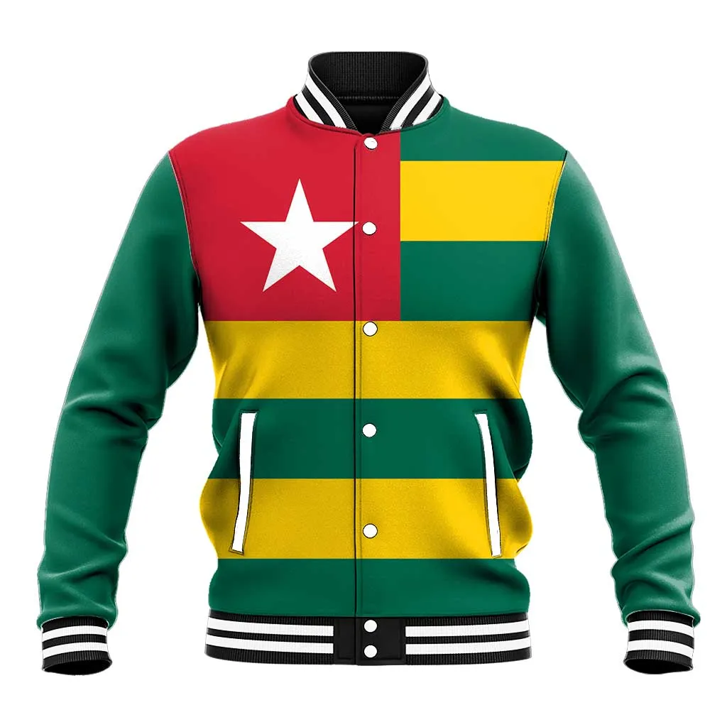 Togolese Independence Day Baseball Jacket Flag Style LT15