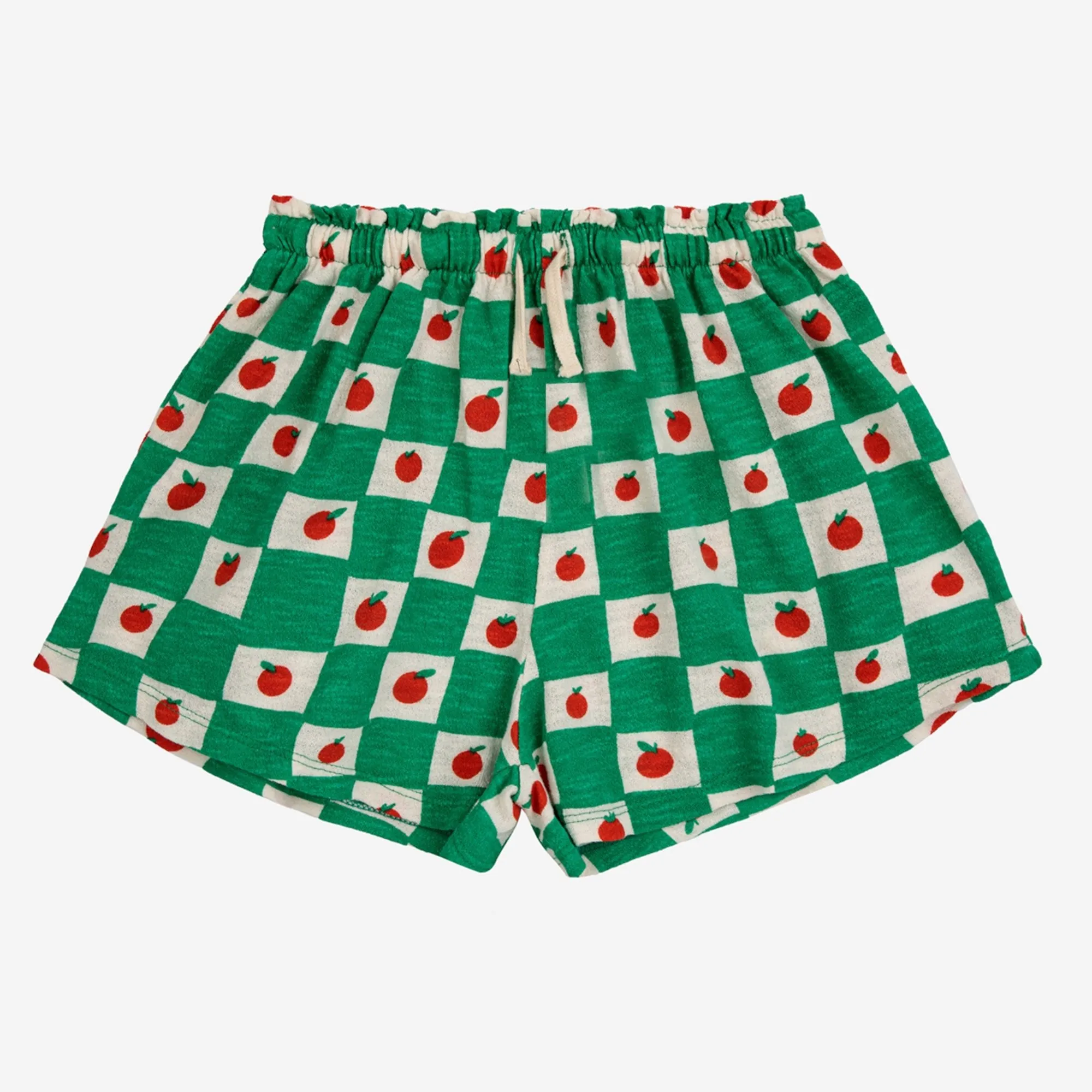 Tomato All Over Ruffle Shorts by Bobo Choses *LAST PIECE 10 years*