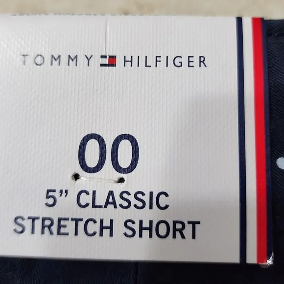 Tommy Hilfiger Navy Blue Anchor Shorts NWT Sz 00