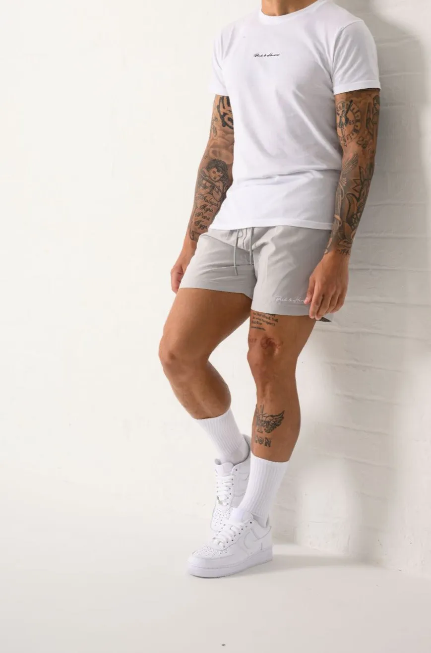 TOMMY SWIM SHORTS - GREY