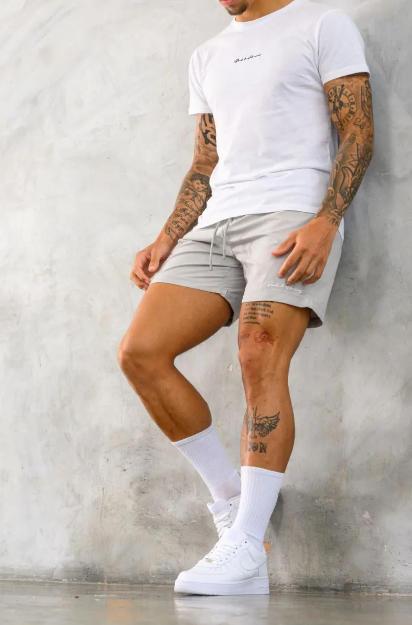 TOMMY SWIM SHORTS - GREY