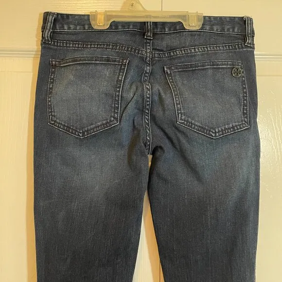 Tory Burch Jeans dark blue denim jeans size 28