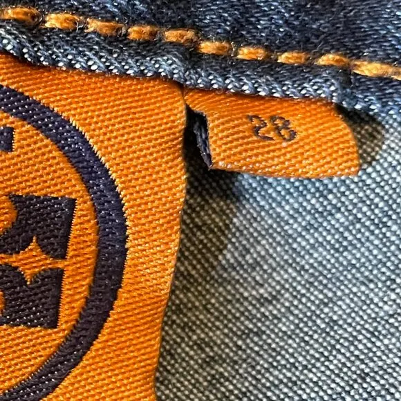 Tory Burch Jeans dark blue denim jeans size 28