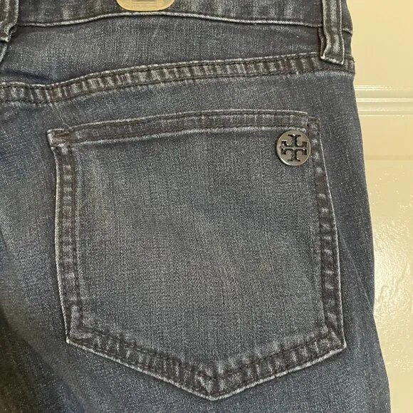 Tory Burch Jeans dark blue denim jeans size 28