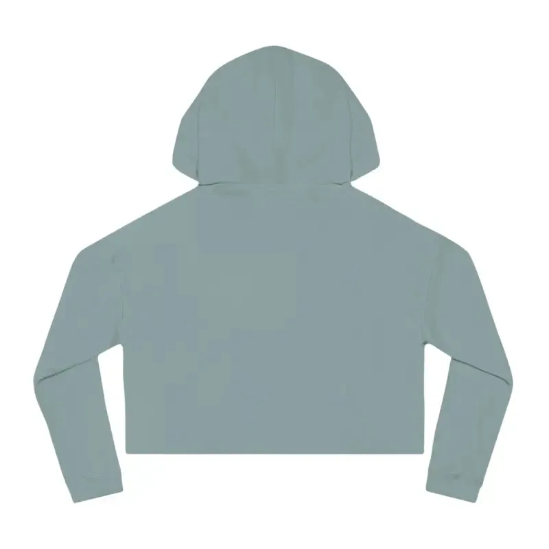 Trendy Dragonfly Cropped Hoodie for Bold Style