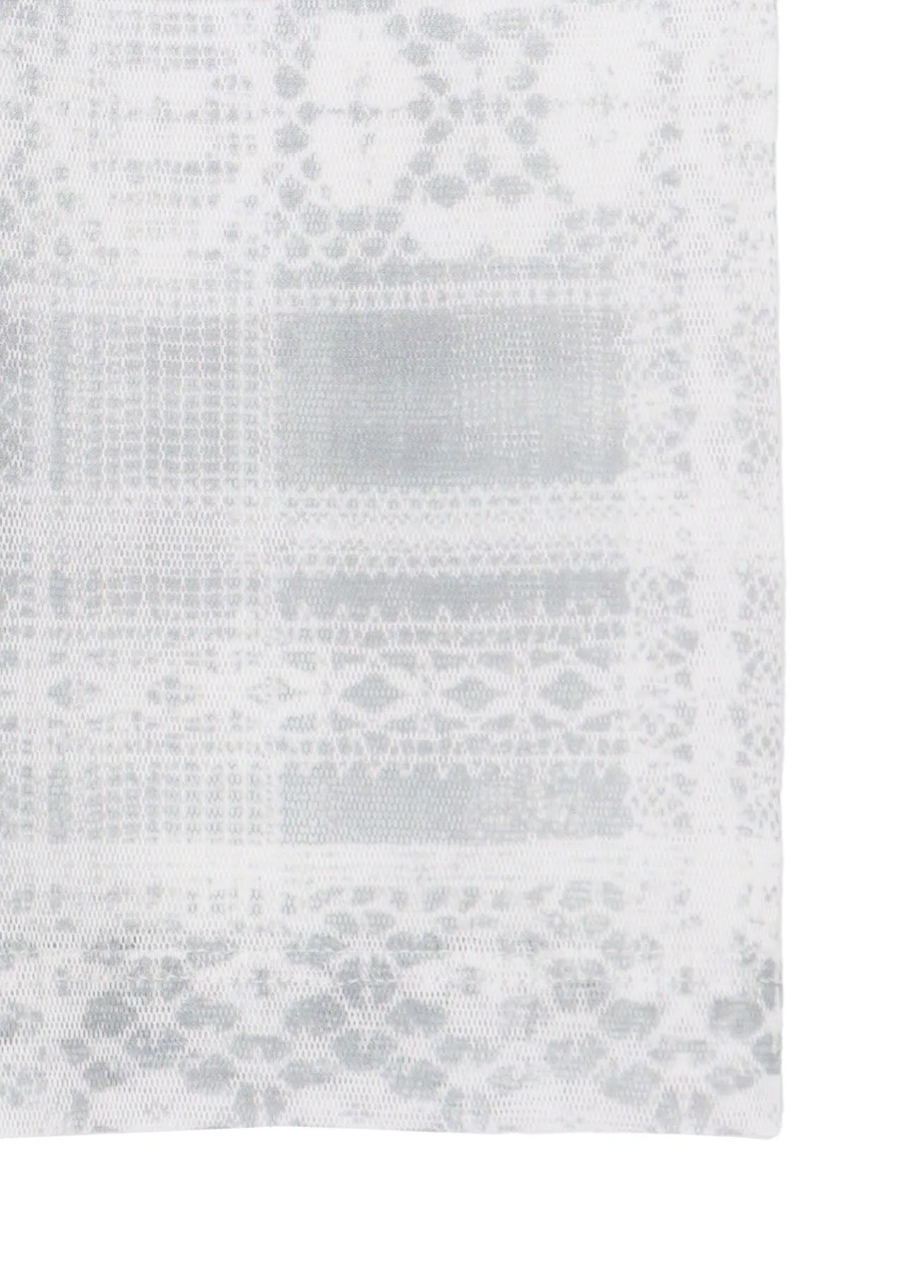 TULLE LACE PRINT LONG SLEEVE T