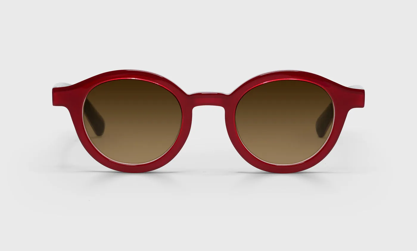 TV Party Average Color 02 - Layered Raspberry Front with Layered Grey Temples