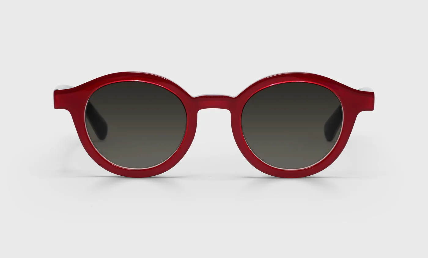 TV Party Average Color 02 - Layered Raspberry Front with Layered Grey Temples