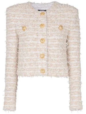 Tweed cropped jacket