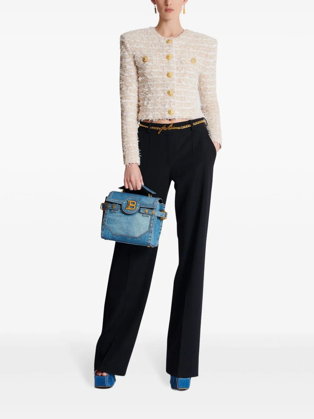 Tweed cropped jacket
