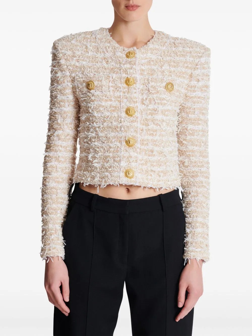 Tweed cropped jacket