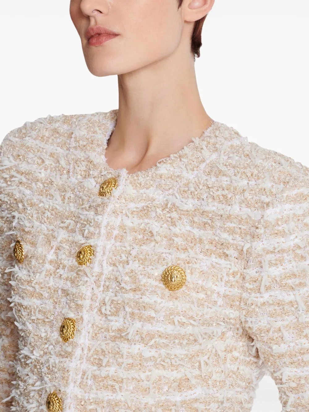 Tweed cropped jacket
