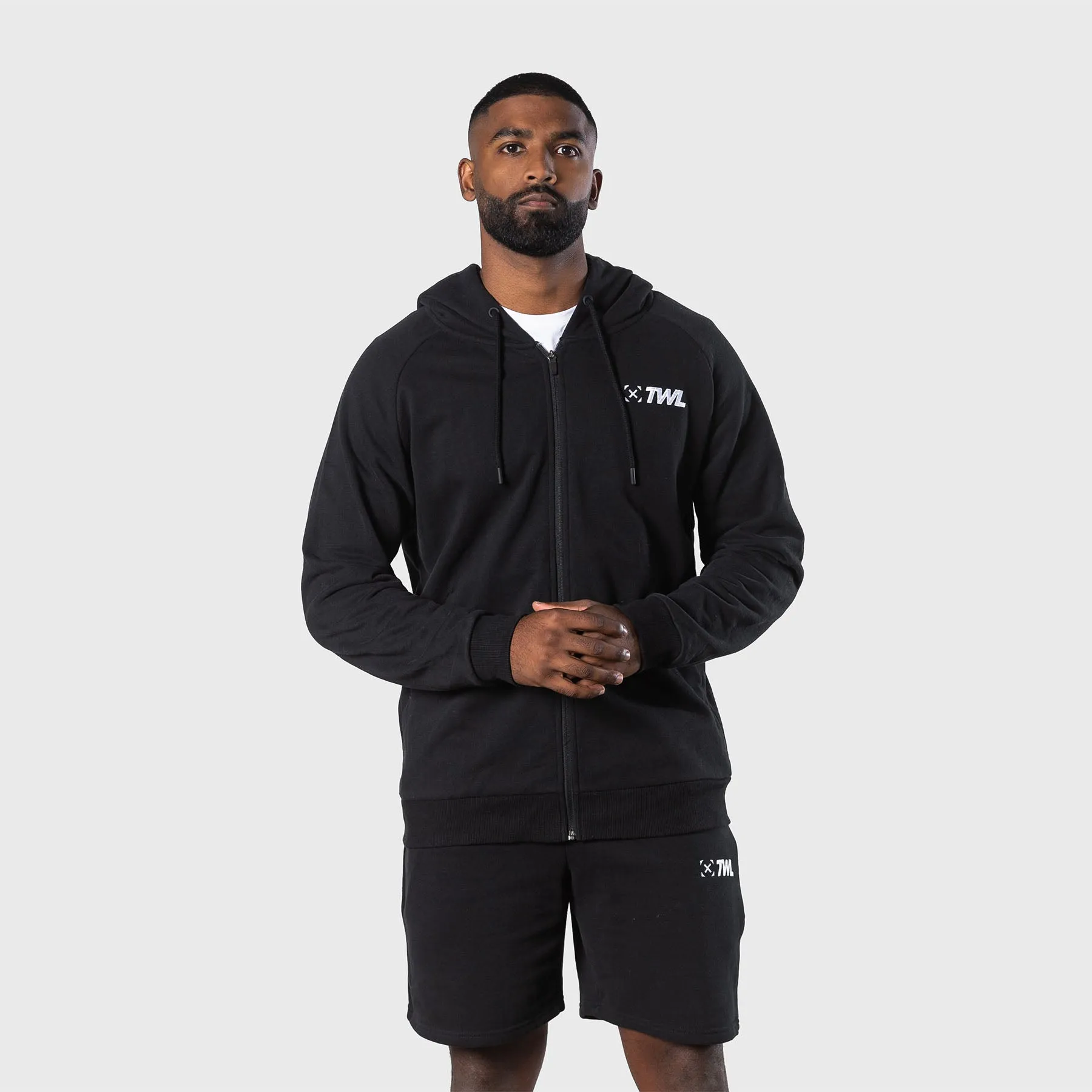 TWL - MEN'S REFORM ZIP THROUGH HOODIE - BLACK
