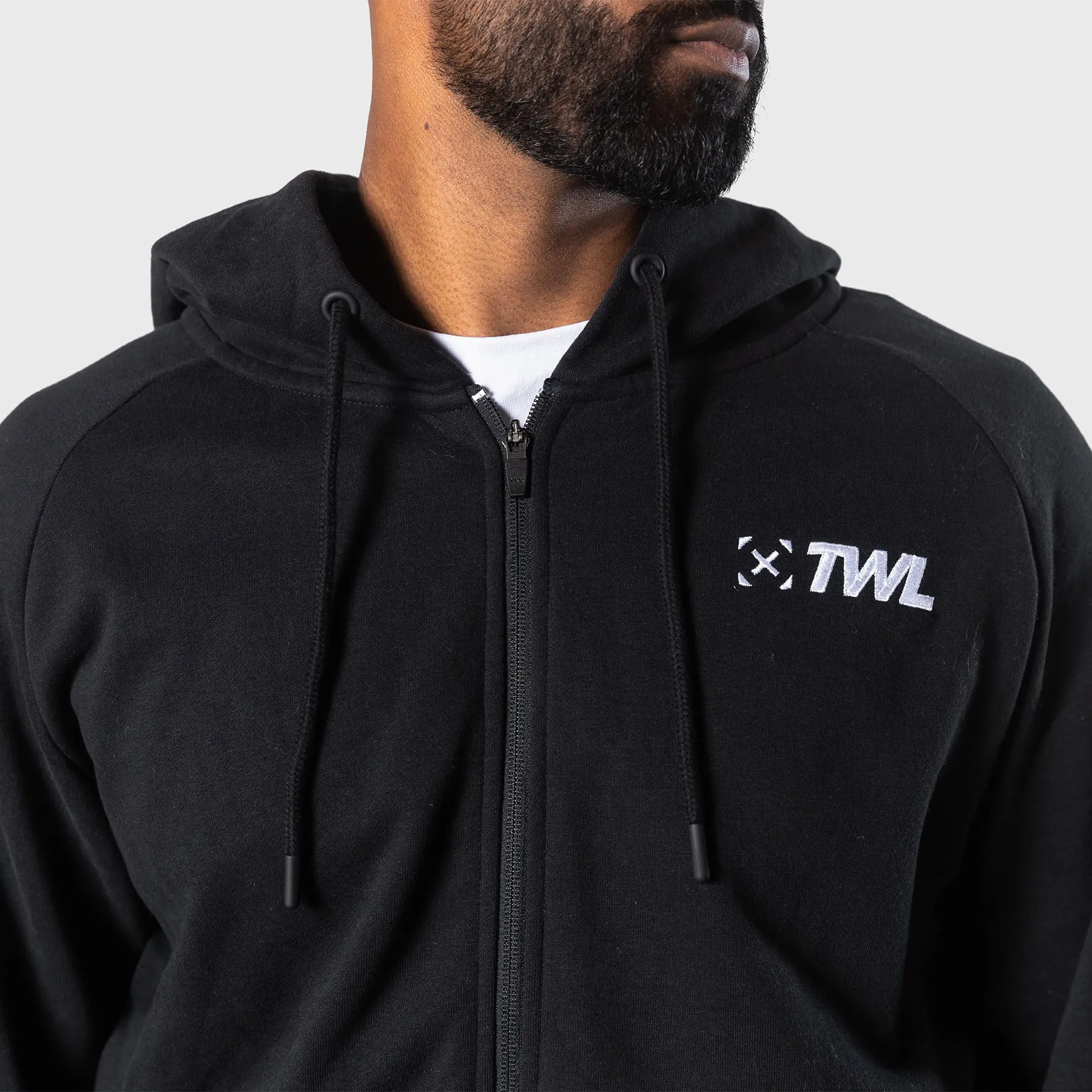 TWL - MEN'S REFORM ZIP THROUGH HOODIE - BLACK