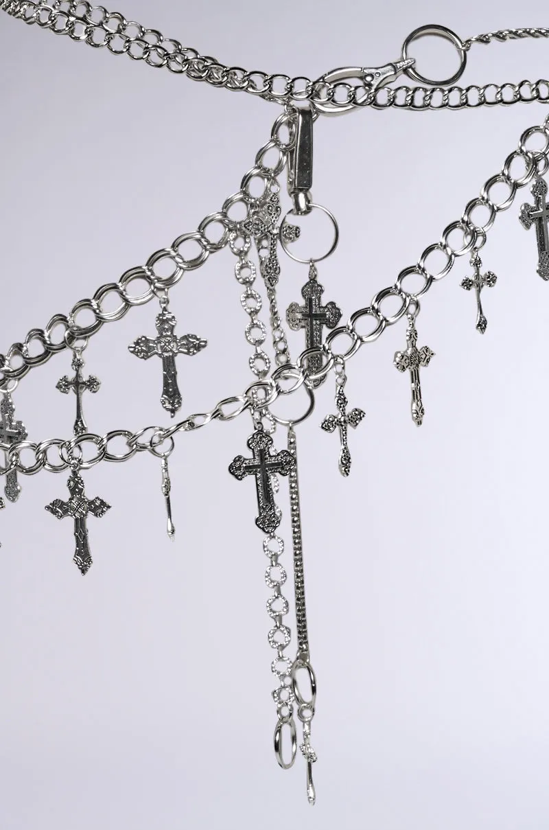 ULTIMATE CROSS CHAIN BELT