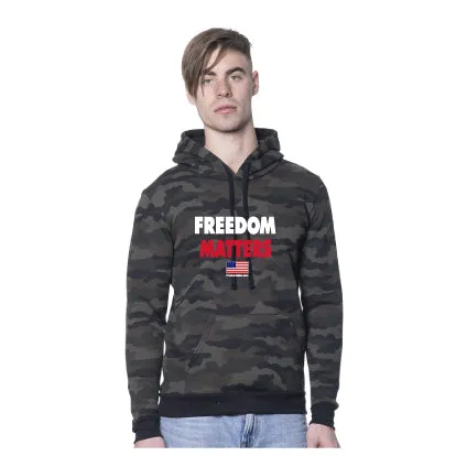 Unisex Freedom Matters Camo Hoodie