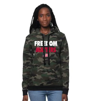 Unisex Freedom Matters Camo Hoodie