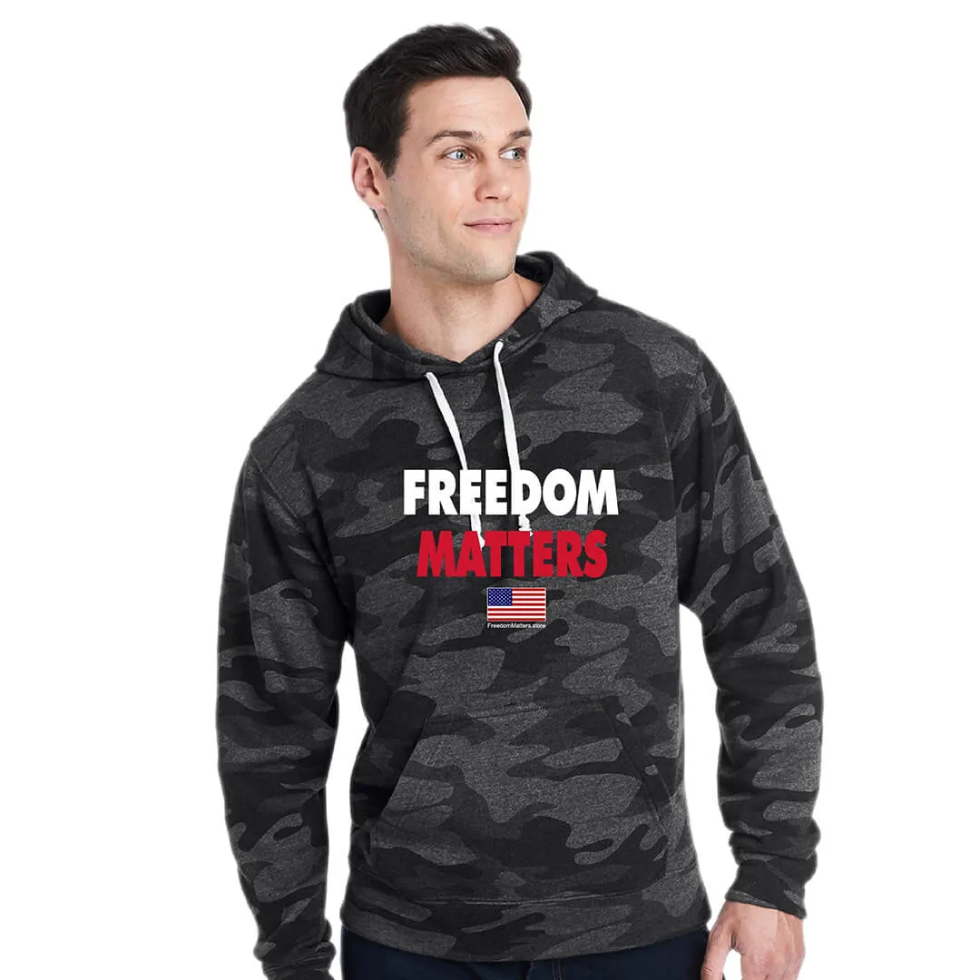 Unisex Freedom Matters Camo Hoodie