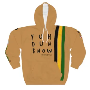 Unisex Pullover Hoodie (YuhDunKnow-BRWNJACOL)