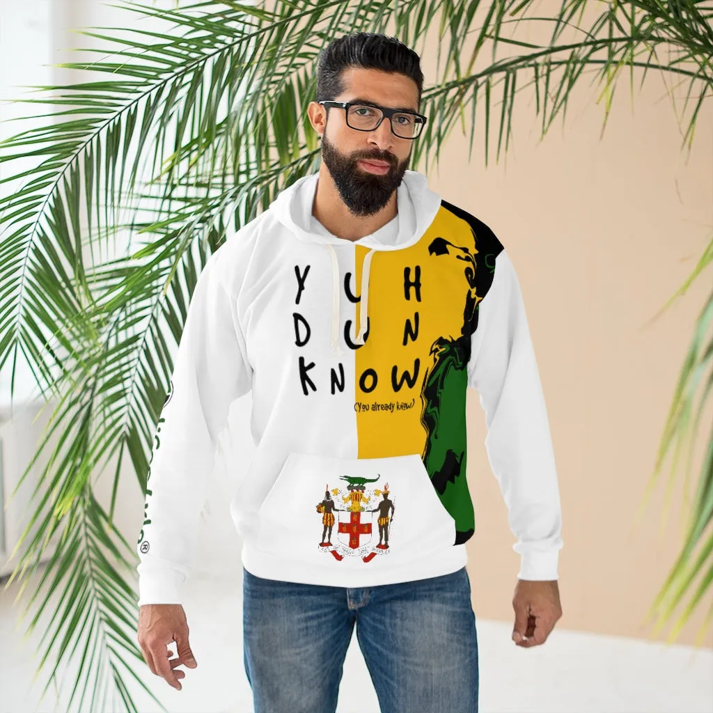 Unisex Pullover Hoodie (YuhDunKnow-JACOA-WHT)
