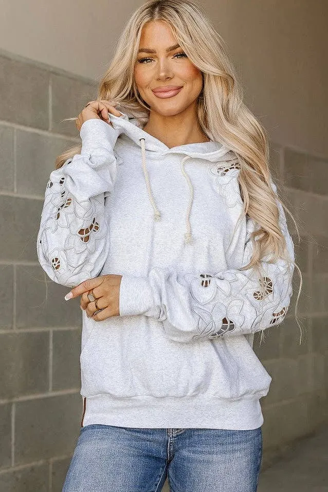 UNIVERSITY HOODIE LOVE STORY HEATHER GREY