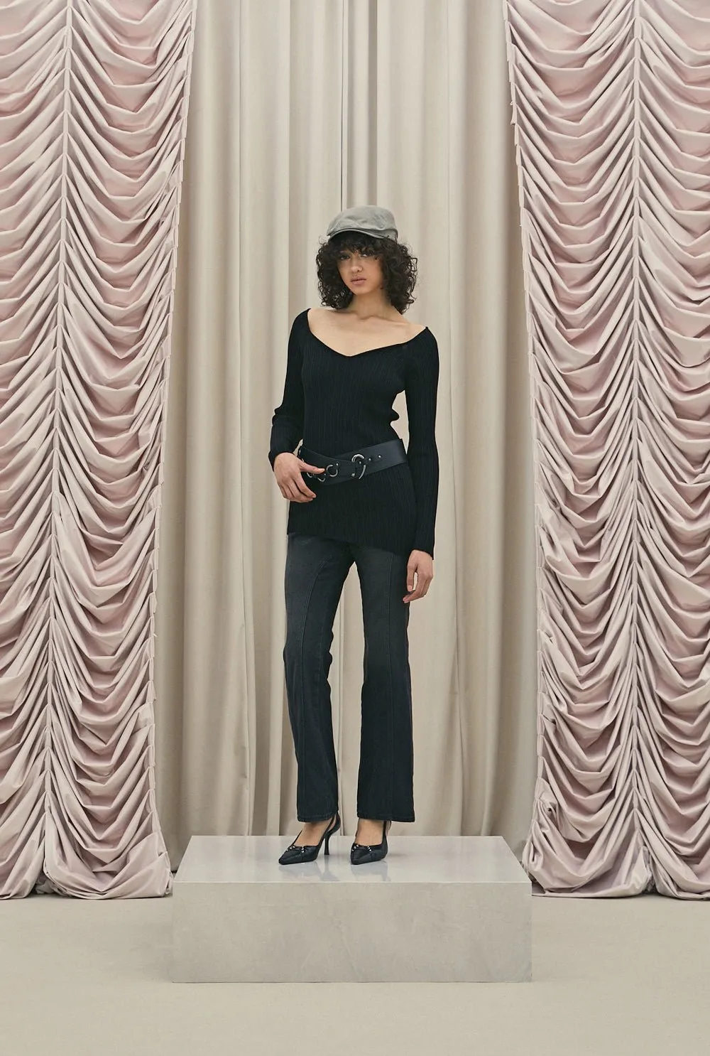 V layered dress