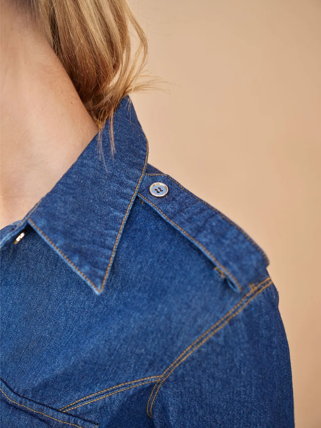 Vanguard Denim Shirt Dress
