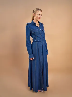 Vanguard Denim Shirt Dress