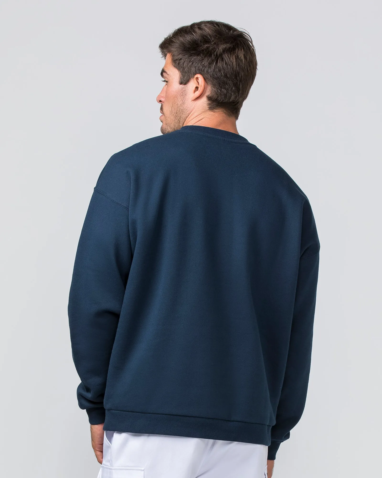Varsity Crew Pullover - Navy