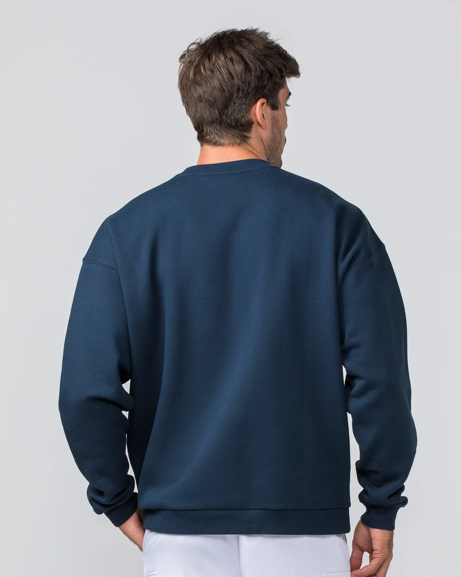 Varsity Crew Pullover - Navy