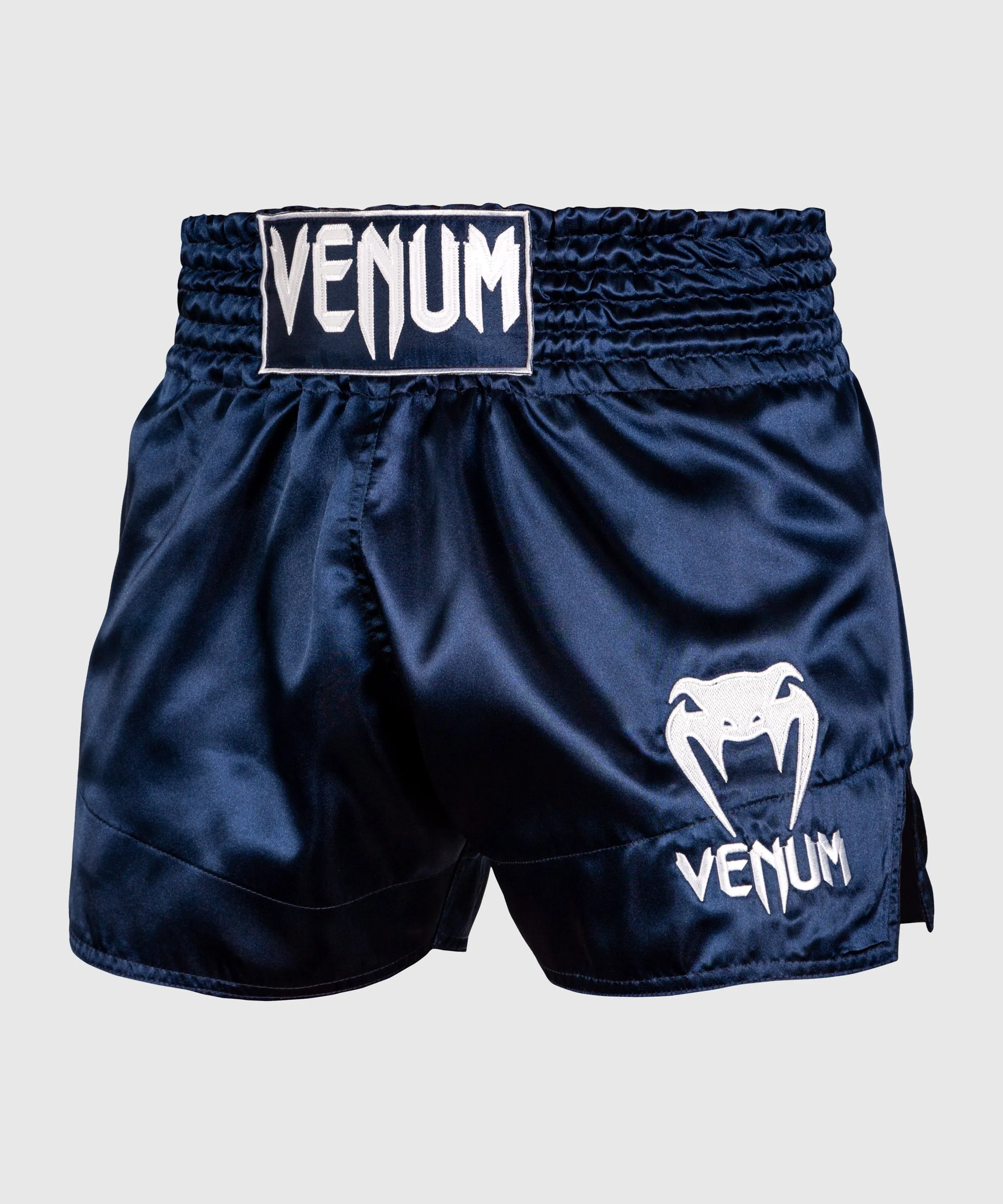 Venum Muay Thai Shorts Classic - Marineblauw/wit