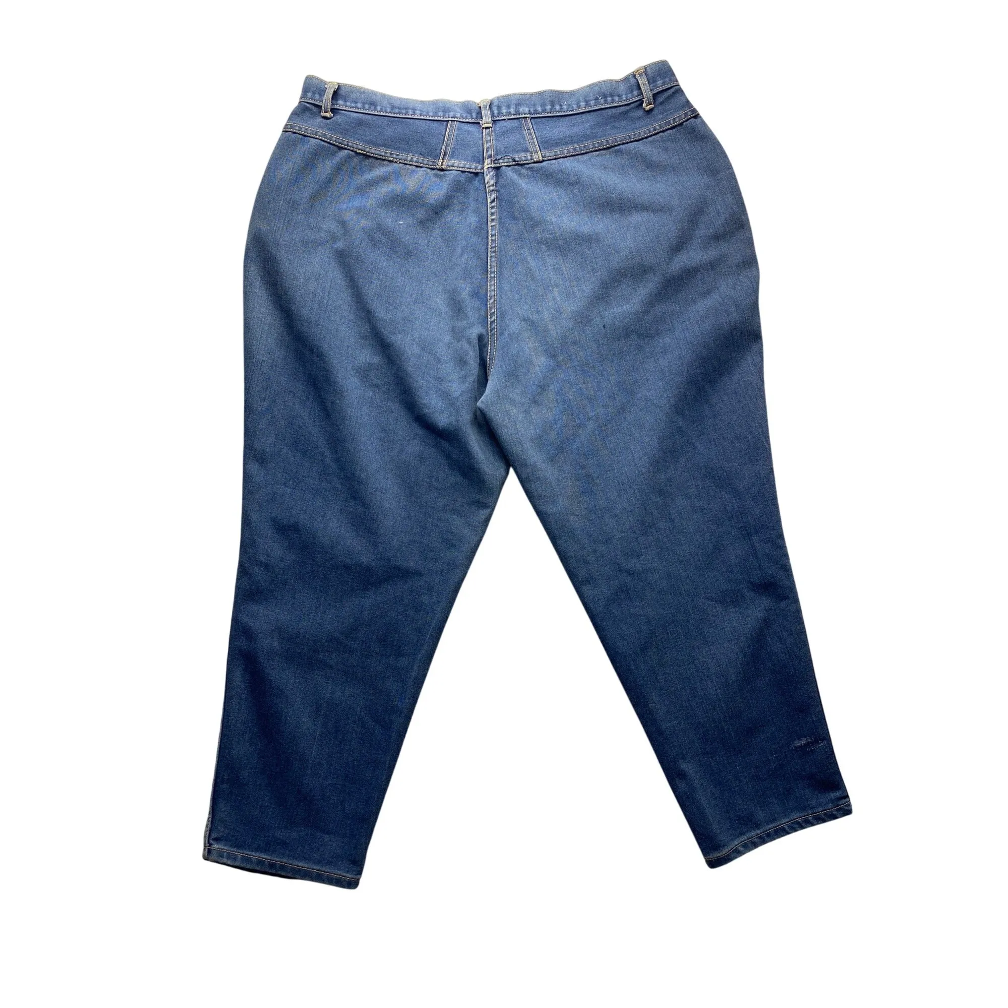 Vintage Gitano Womens 40 Short Blue Denim Jeans Relaxed Fit #7243