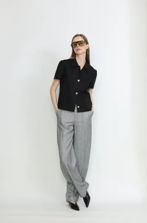 Wagga Wagga Jacket - Short sleeve jacket in black