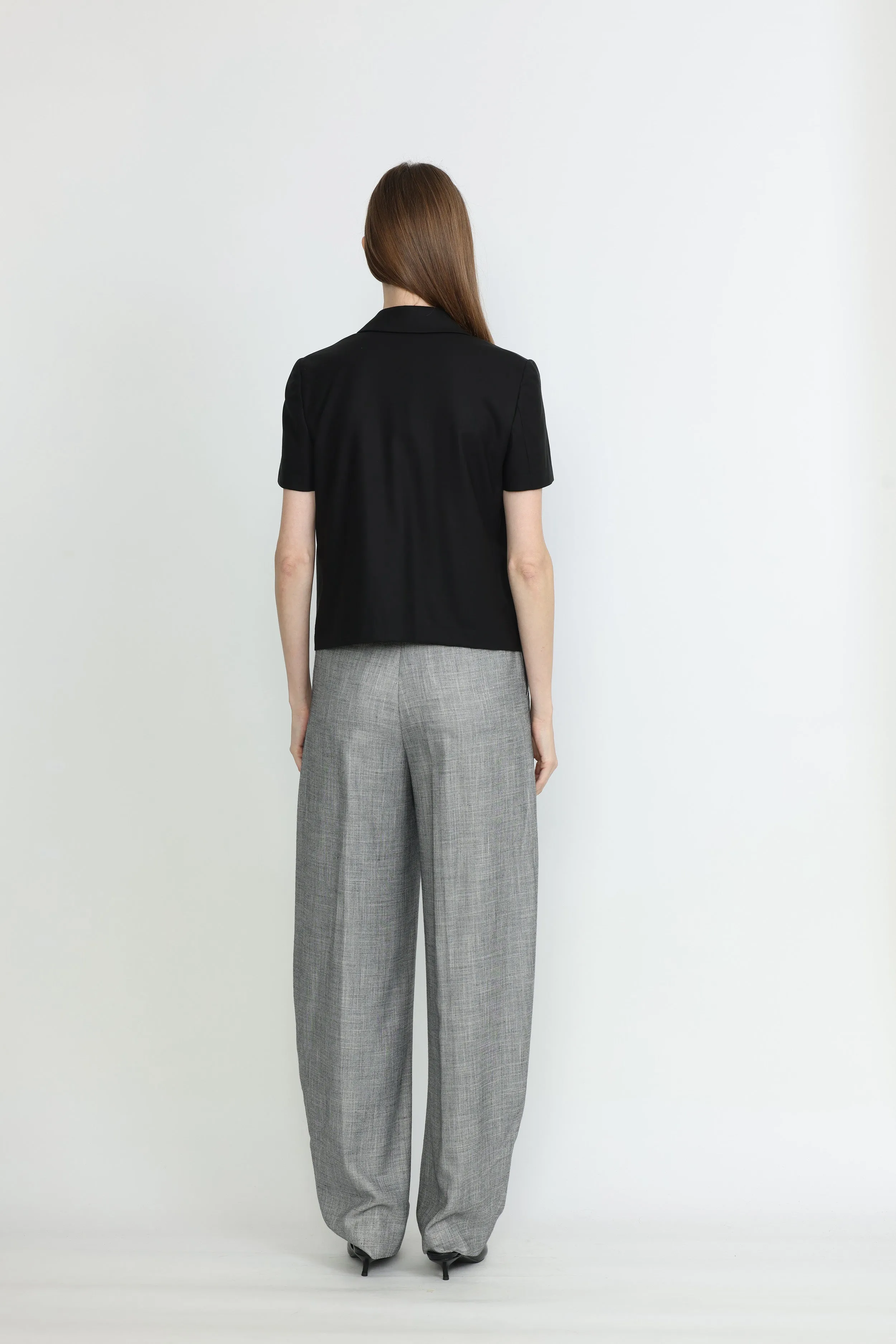 Wagga Wagga Jacket - Short sleeve jacket in black