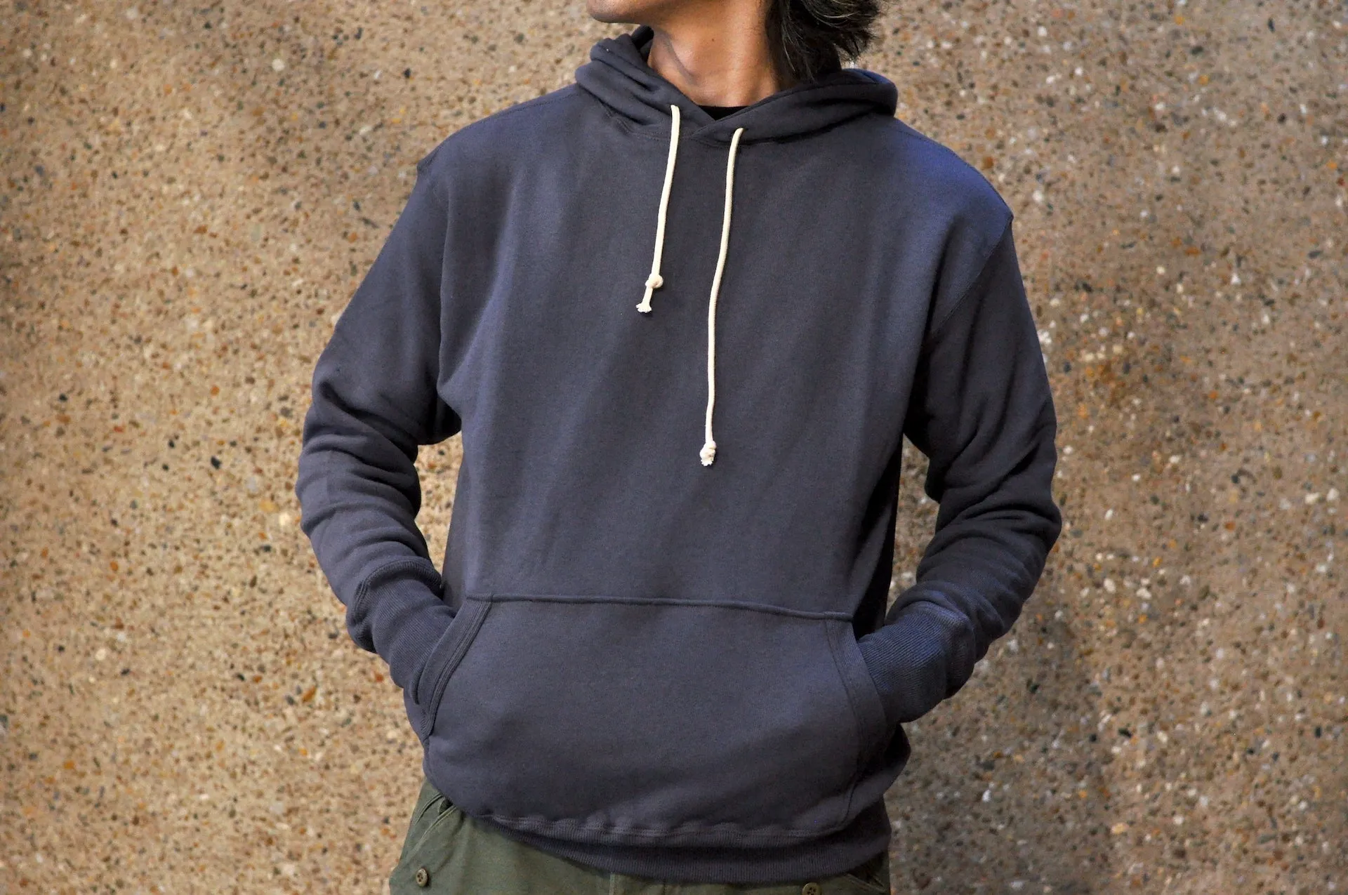 Warehouse Lot.450 10oz Loopwheeled Pull Over (Navy)