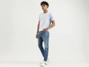 Washed Low Crotch Jeans