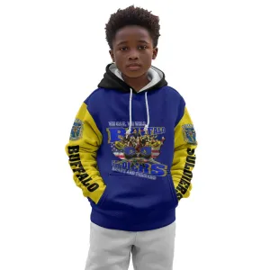 We Can We Will Buffalo Soldiers Kid Hoodie Us Army Ready and Forward DT02