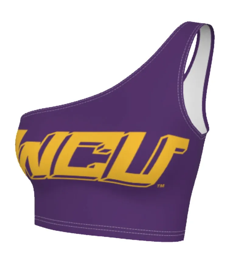 West Chester University Purple One Shoulder Top