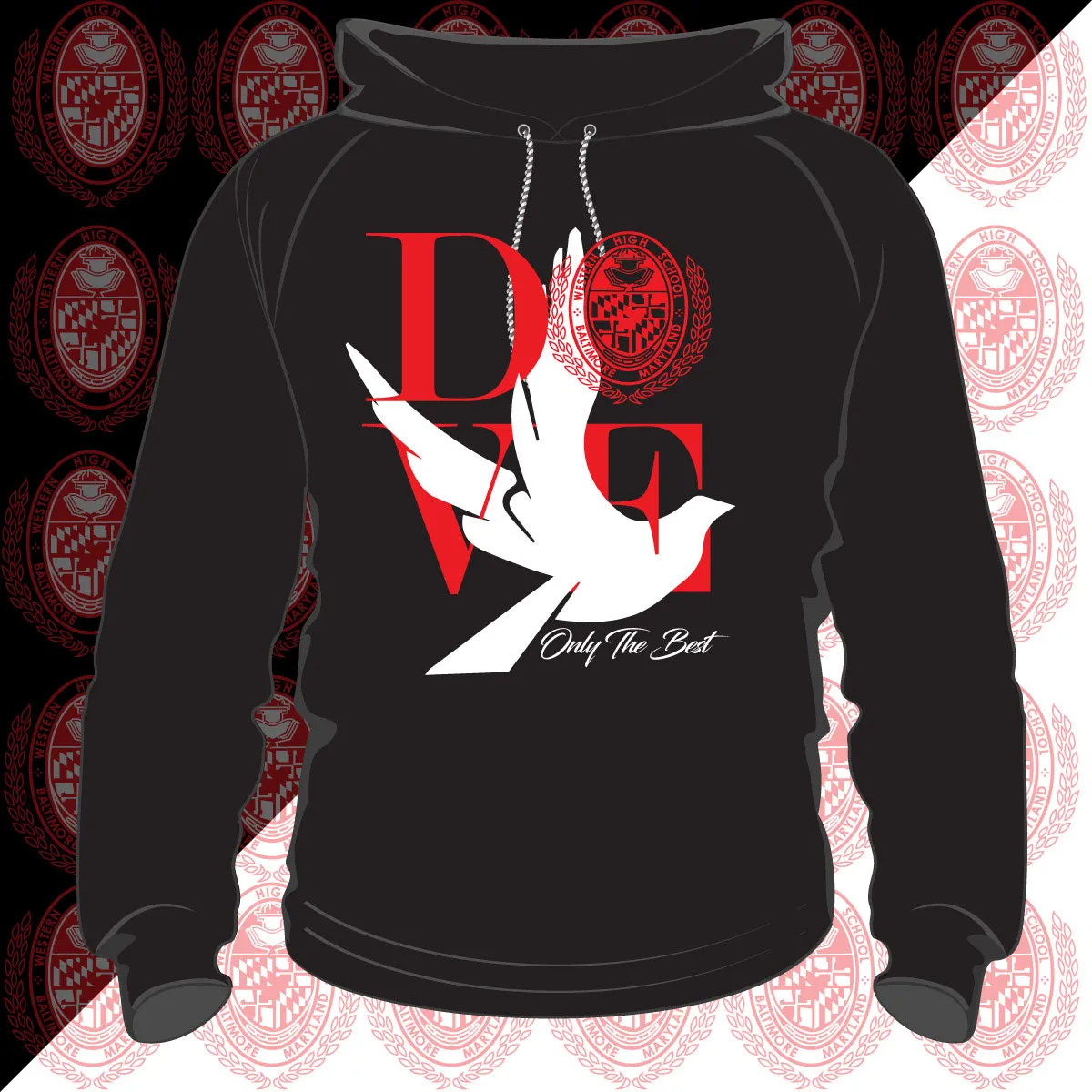 WESTERN HS | BIG DOVE UNISEX Hoodies -DK-