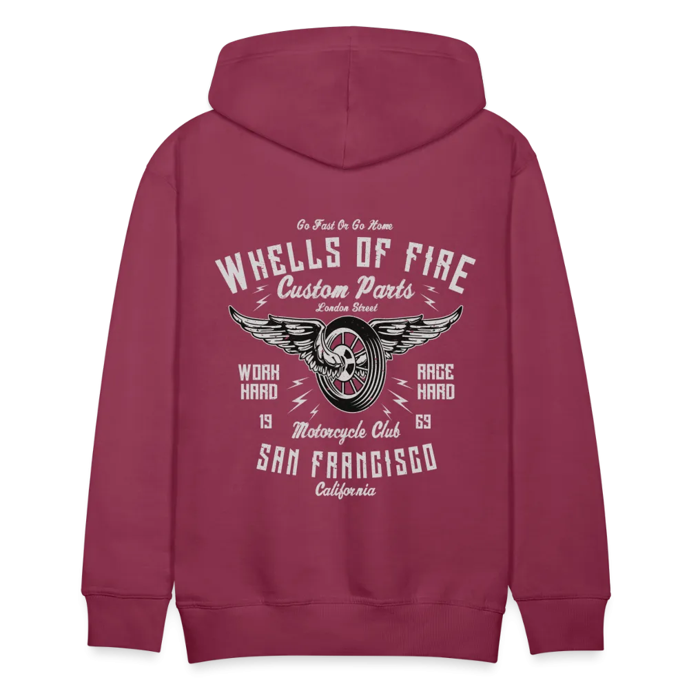 Wheels of Fire MC Men's Premium Cotton Hoodie