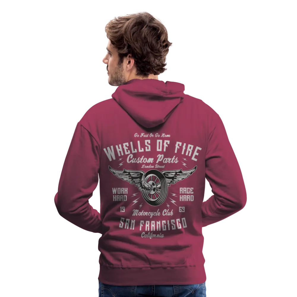 Wheels of Fire MC Men's Premium Cotton Hoodie