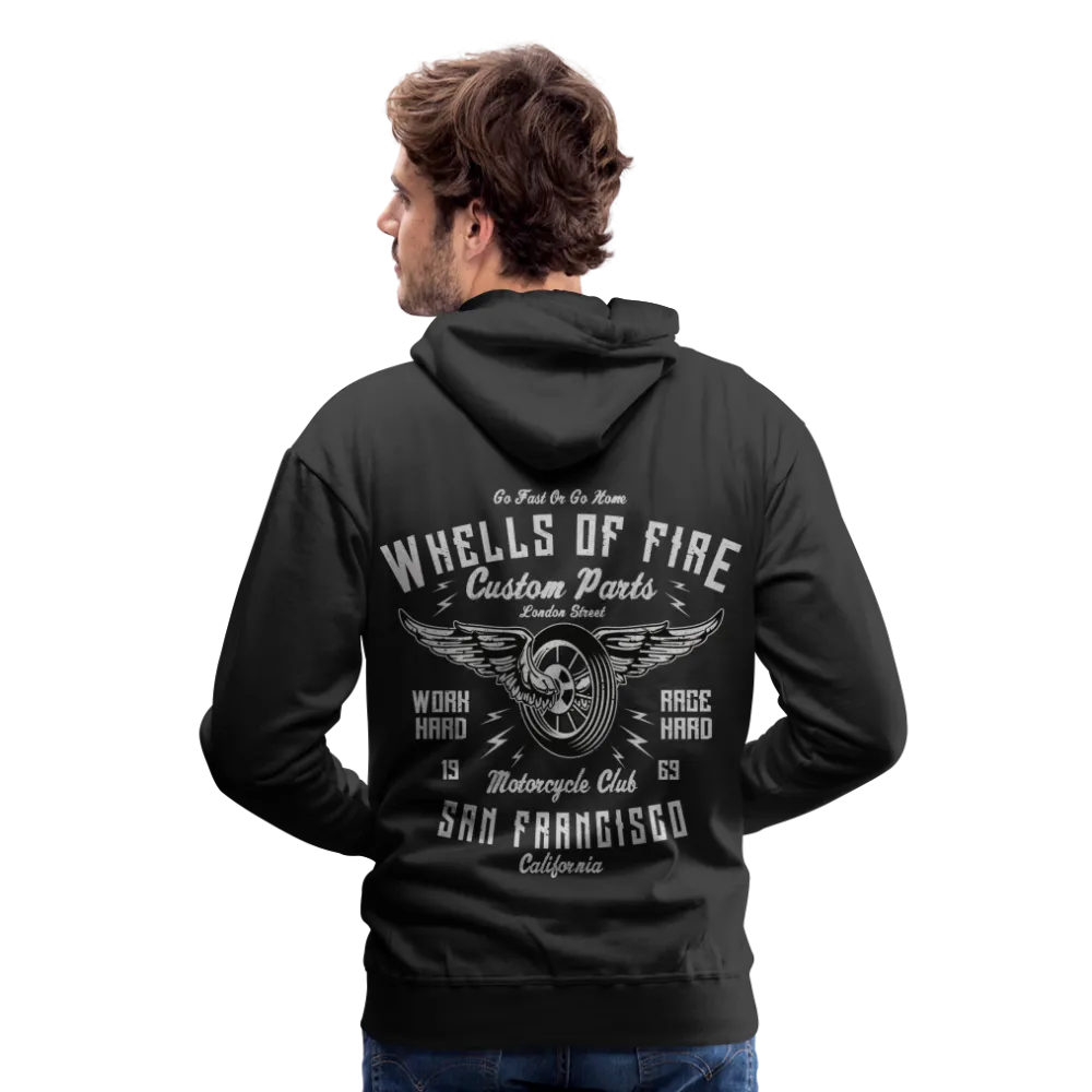 Wheels of Fire MC Men's Premium Cotton Hoodie