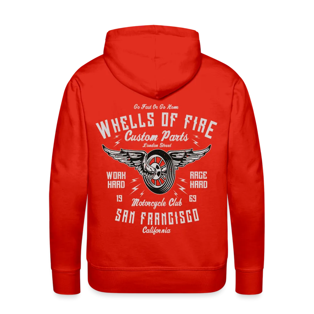 Wheels of Fire MC Men's Premium Cotton Hoodie
