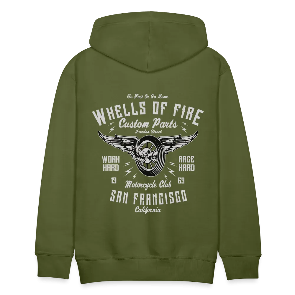 Wheels of Fire MC Men's Premium Cotton Hoodie