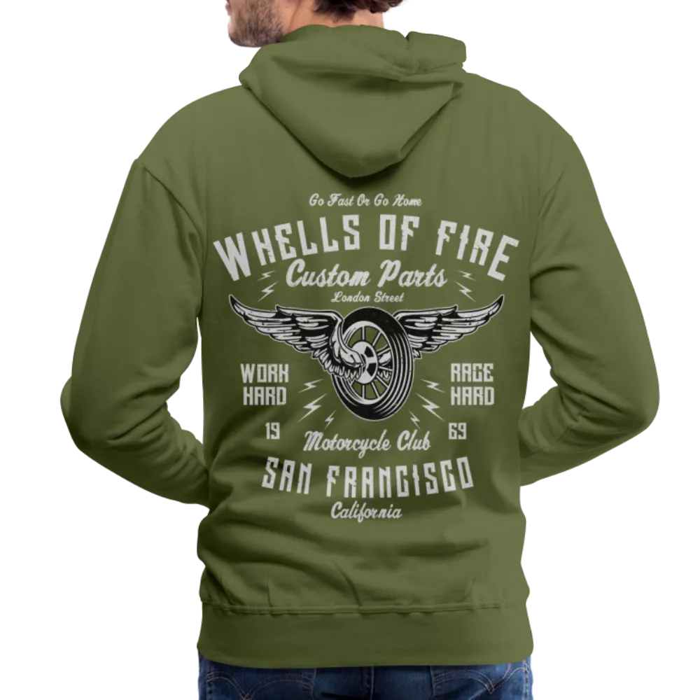 Wheels of Fire MC Men's Premium Cotton Hoodie