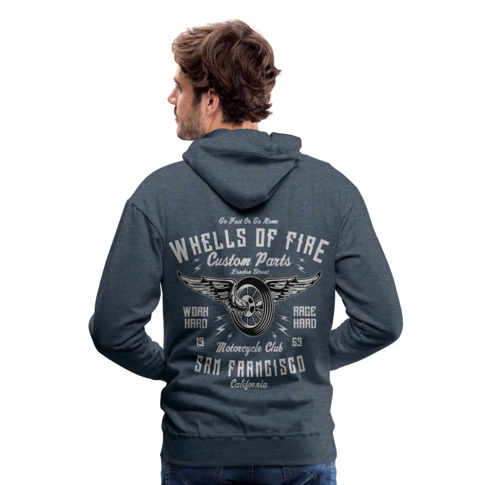 Wheels of Fire MC Men's Premium Cotton Hoodie
