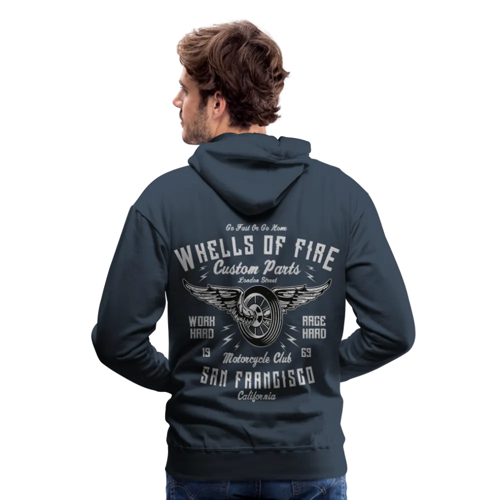 Wheels of Fire MC Men's Premium Cotton Hoodie