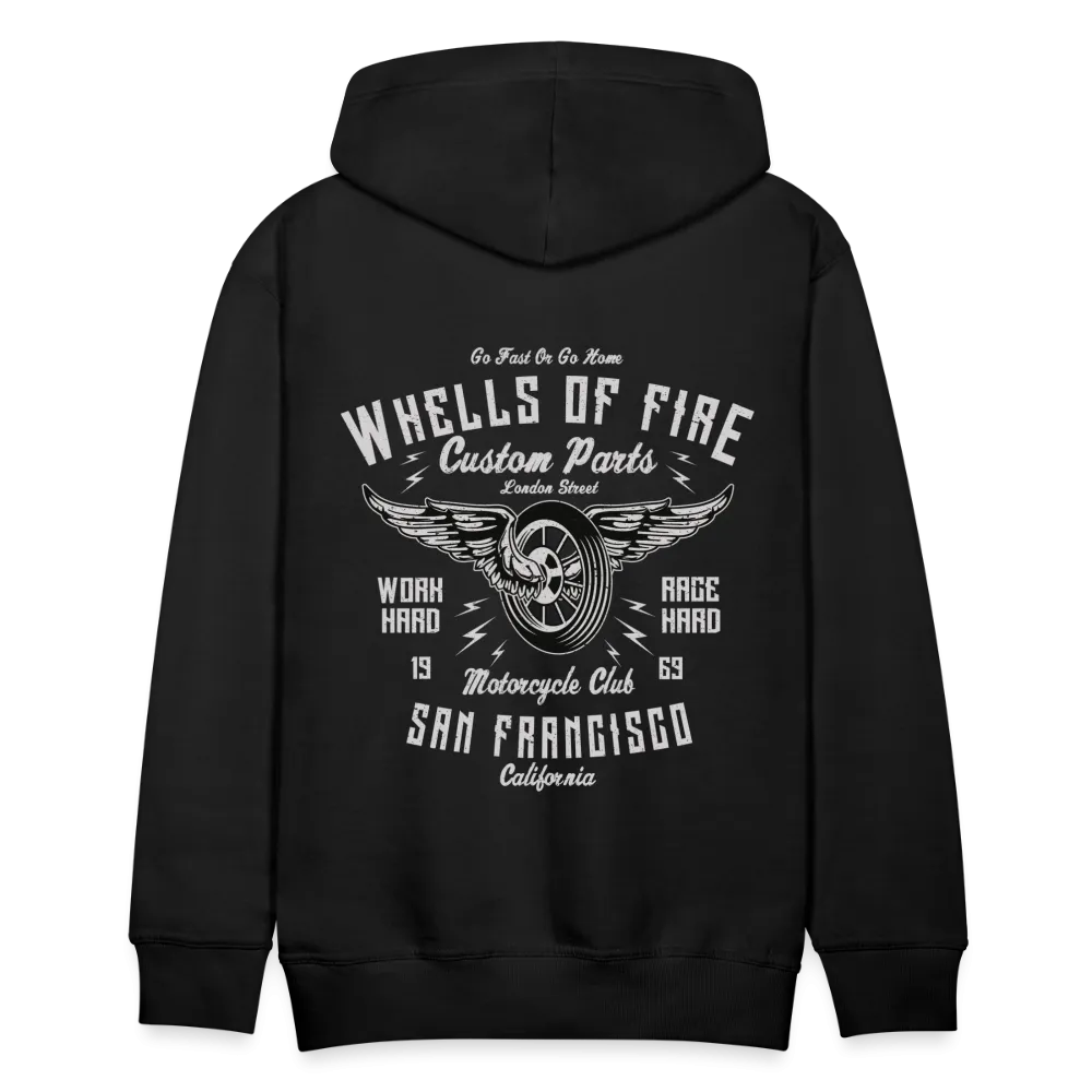 Wheels of Fire MC Men's Premium Cotton Hoodie