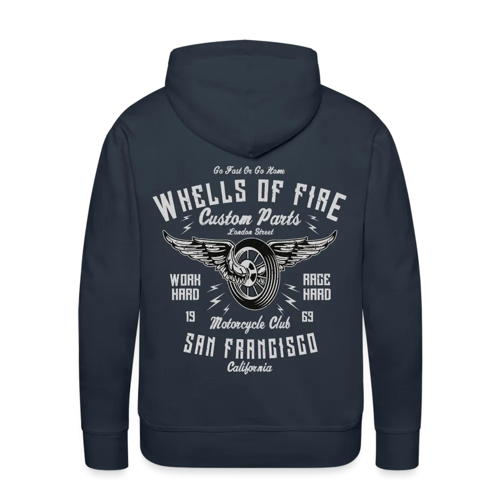 Wheels of Fire MC Men's Premium Cotton Hoodie